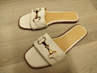 Sandalias blancas mujer talla 39