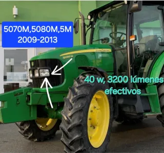 Kit 2 Faros Cuneteros LED Tractores John Deere