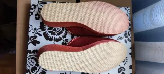 Zapatillas Sara Mujer Talla 38 Rojas