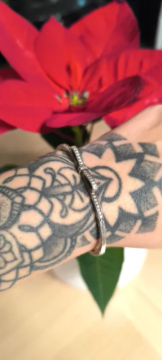 Pulsera Pandora Plata con Circonitas