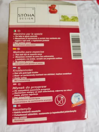 Molinillo de especias Stoha Design + 2 frascos