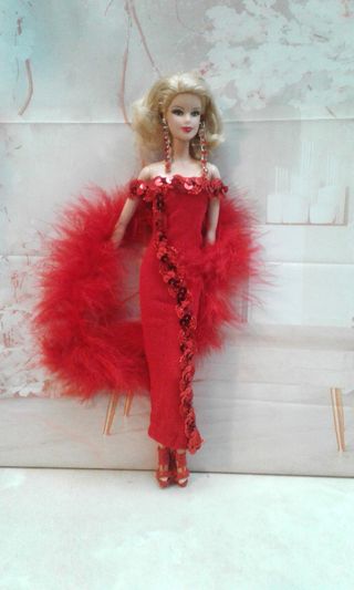 Barbie Top Model vestito rosso