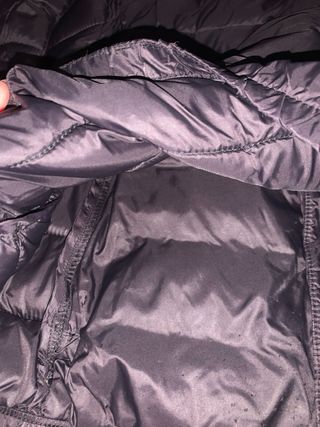 Chaqueta acolchada negra talla M