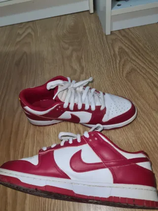 Nike Dunk Low Rojo Blanco