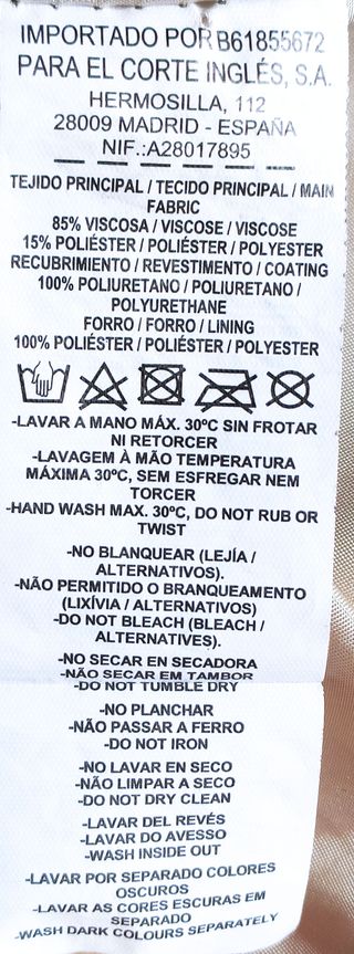 Conjunto beige cazadora y falda lana