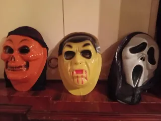 Máscaras Halloween (3 unidades)