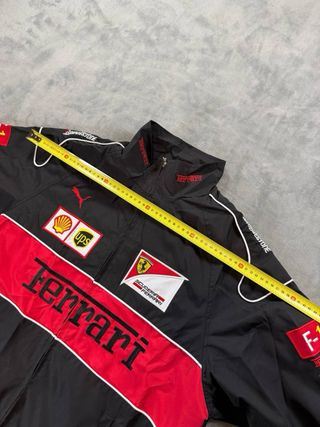 Chaqueta Ferrari F1 Negra Vintage Racing Talla XL