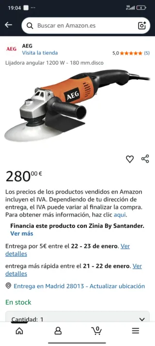 Lijadora Pulidora AEG