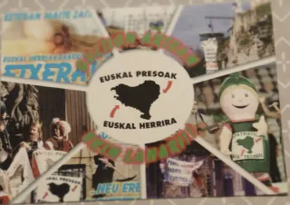 Postal política Vasca Euskal Presoak