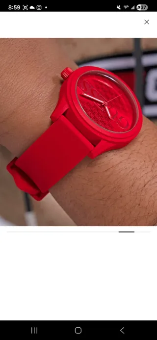 Reloj Guess Rojo Original
