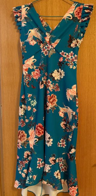 Vestido estampado floral talla XS