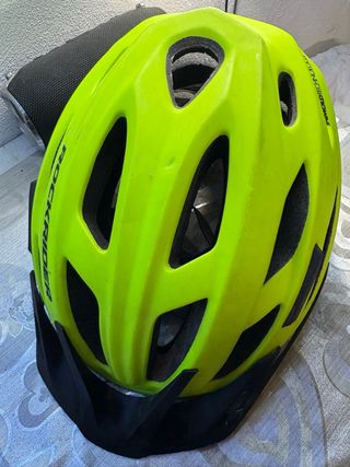 Casco Rockrider Ciclismo Giallo Fluo