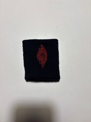 Muñequeras Jordan Negras y Rojas