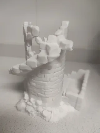 Torre de dados + escenografía | Mordheim / D&D