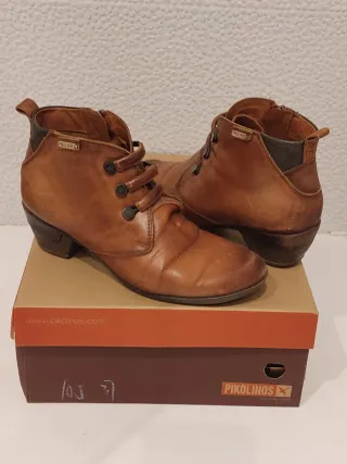 Botines Pikolinos Piel Marrón Talla 37