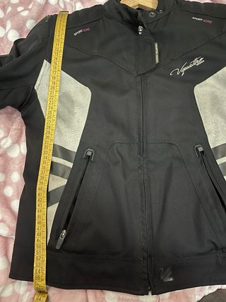 Chaqueta Moto Mujer Vquattro Design Negra