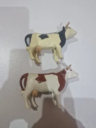 Lote de 2 vacas Playmobil
