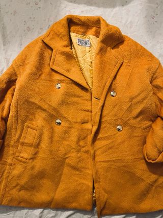 Cappotto GIANFRANCO Ferré giallo lana vintage