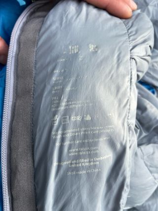 Saco Rab Ascent 700 XL Pluma Hidrofóbica