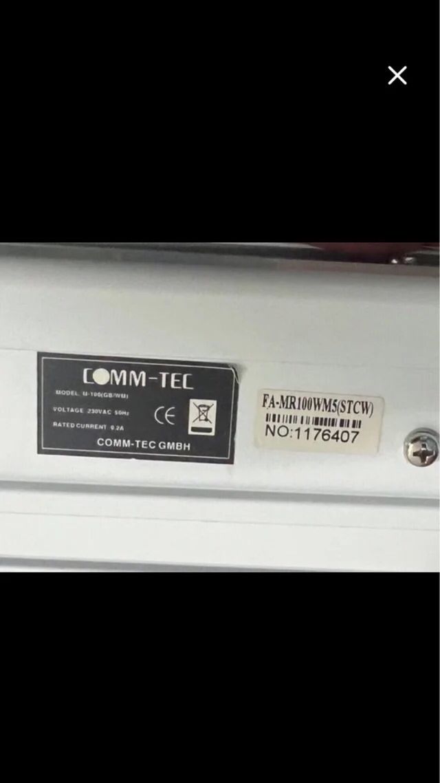 Pantalla proyector monitorizada