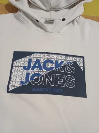 Sudadera Jack & Jones Blanca