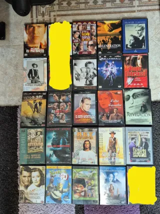Lote 21, Elegir Películas dvd, 8 x 12 euros
