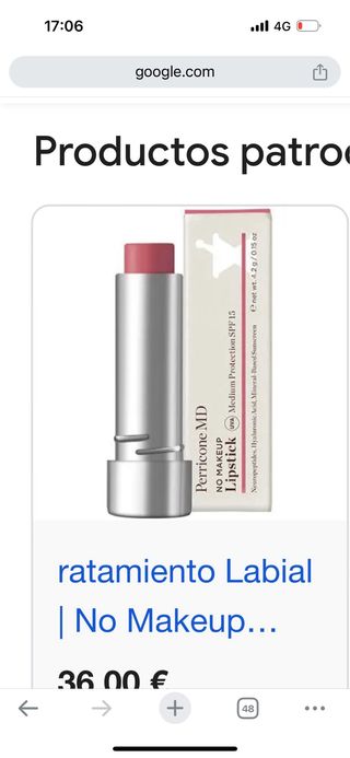 Perricone MD Lipstick Rojo SPF15 Nuevo