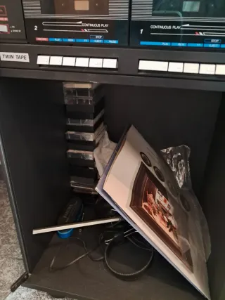 Equipo de música Hi-Fi con doble cassette