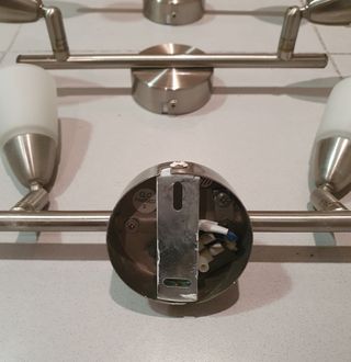 Conjunto de 3 apliques/lamparas de pared/ techo.