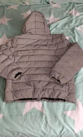 Cazadora reflectante gris