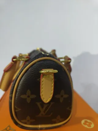Bolso Louis Vuitton Nano Speedy Marrón