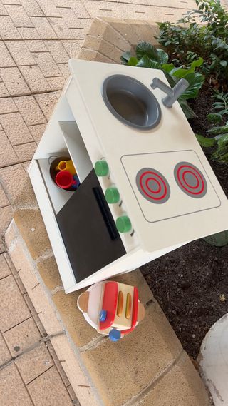 Cocinita de madera IKEA + Accesorios