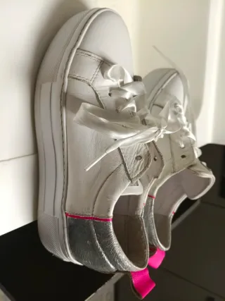 Zapatillas blancas plataforma