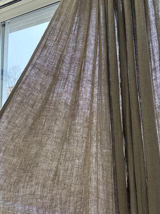 Cortinas Zara Home Lino Topo 135x270cm