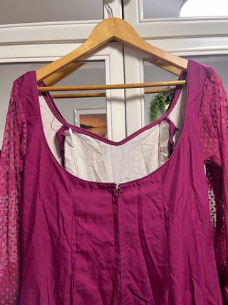 Traje de flamenca buganvilla