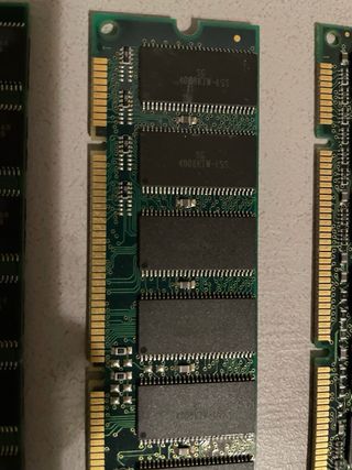 Lotto 4 moduli memoria RAM PC vintage