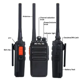 Pareja de Walkie Talkie Retevis RT24
