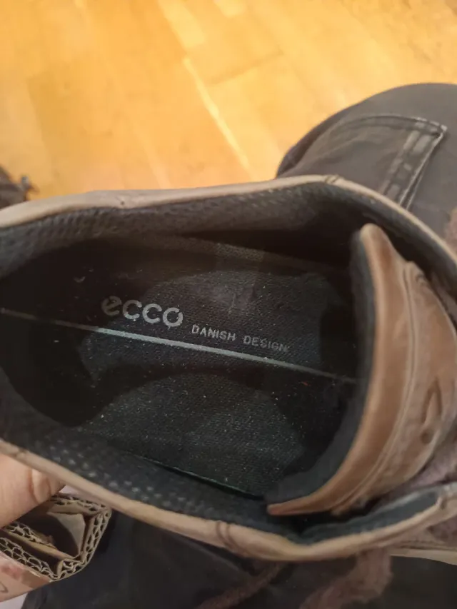 Zapatos ECCO Piel Marrón Talla 43 Cómodos