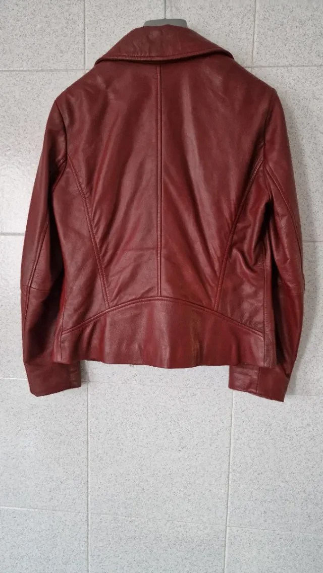 Giacca chiodo donna Promod rossa