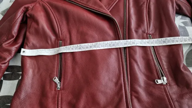 Giacca chiodo donna Promod rossa