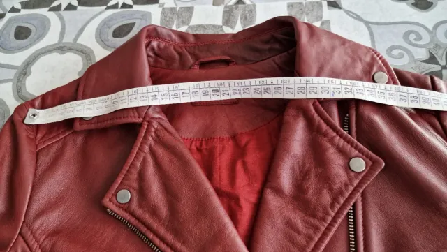 Giacca chiodo donna Promod rossa