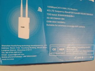 Router KuWFi 4G LTE SIM Exterior/Interior