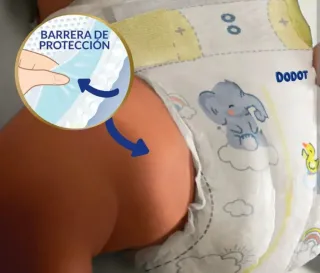 3 paquetes Dodot sensitive talla 1 (172ud)