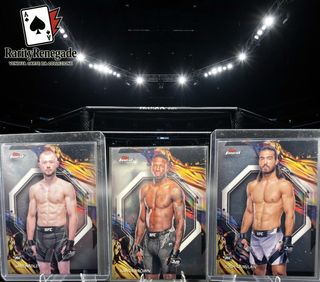 : Lotto Carte UFC Topps Finest 2024 - Rare Aqua