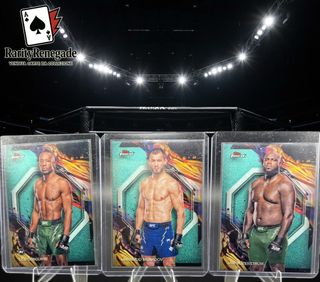 : Lotto Carte UFC Topps Finest 2024 - Rare Aqua