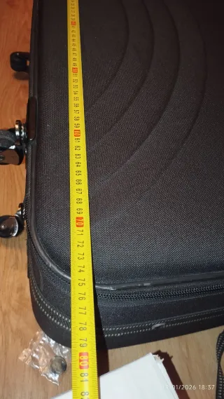 Maleta Marrón Chocolate con Ruedas Auchan