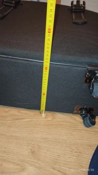 Maleta Marrón Chocolate con Ruedas Auchan