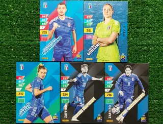 5 carte Adrenalyn XL Panini Italia