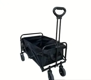 Carrito multiusos plegable negro