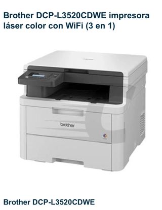 Impresora Brother DCP-L3520CDWE láser WiFi